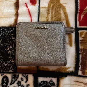 Coach Silver Sparkly Wallet